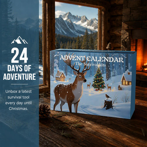 Survival Kit Advent Calendar 24 Days Christmas Countdown for Men Boys
