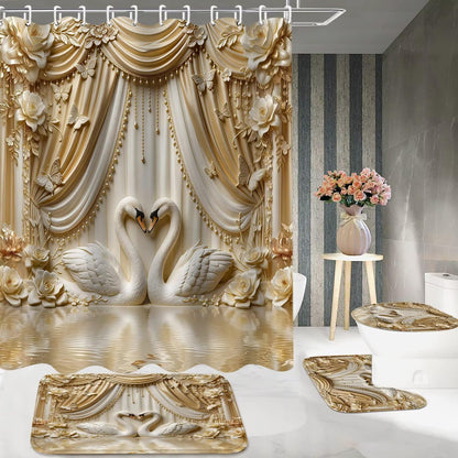 Swan Pearl Bathroom Set
