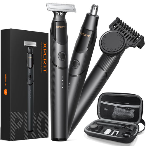 ✂️ All-In-One Men's Electric Razor and Beard Trimmer Kit with Precision Attachments