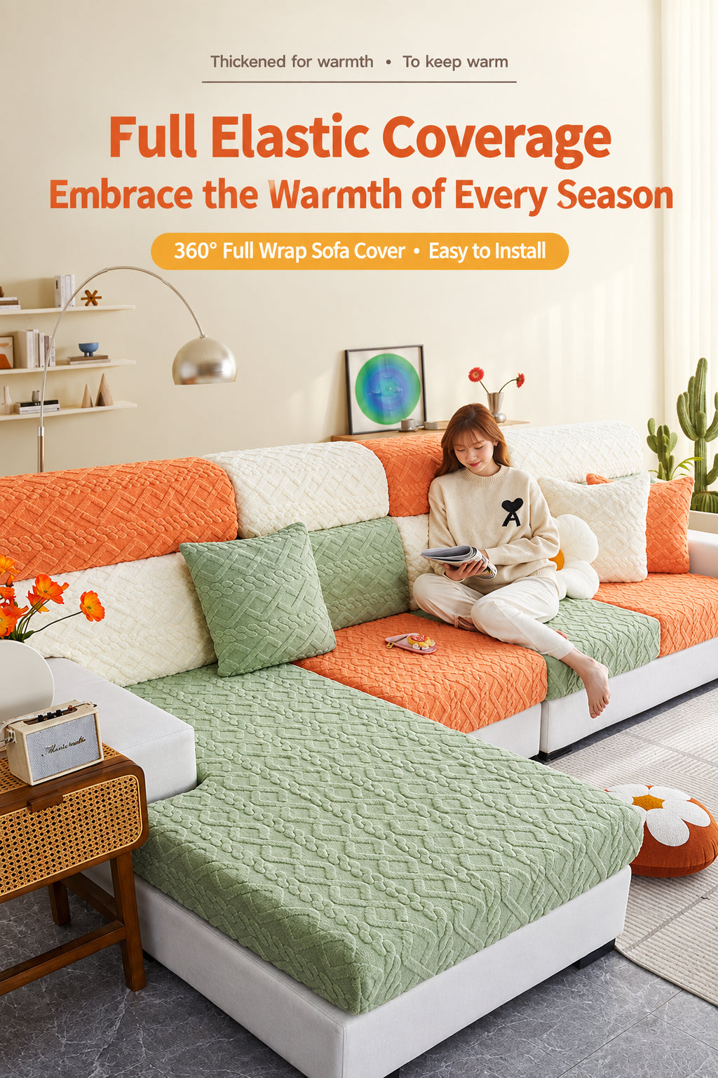 360 degree full elastic sofa cover