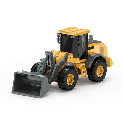 RC Construction Vehicle Toy Set with Excavator, Dump Truck, Forklift & Bulldozer