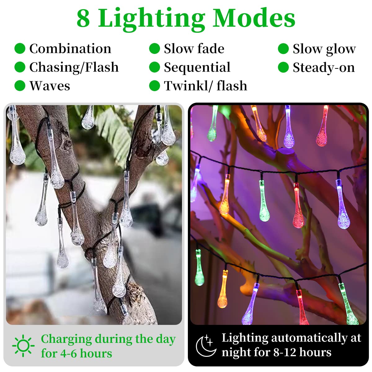 Crystal Drop String LED Light