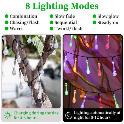Crystal Drop String LED Light