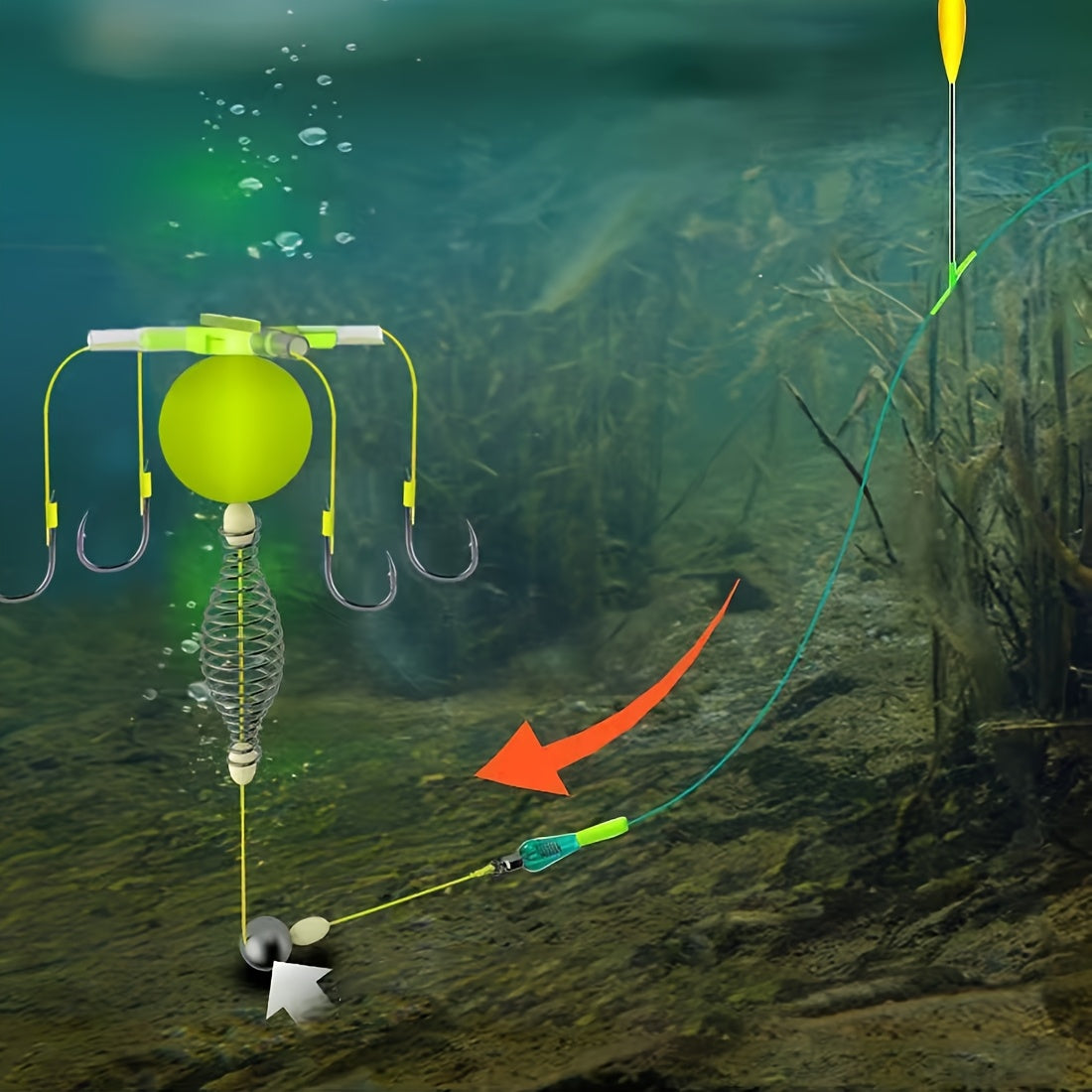 Ultimate Anti-Snag Floating Fishing Rig