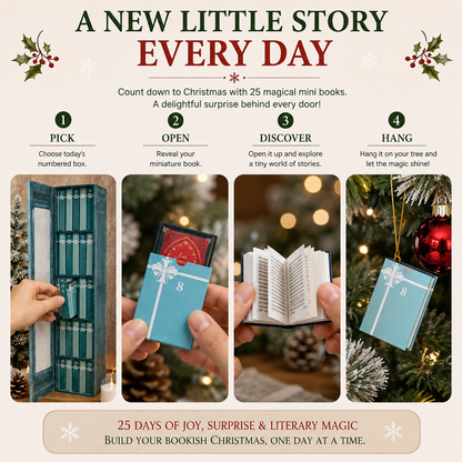 🎄 25-Day Mini Book Advent Calendar – A Book Lover's Christmas Countdown