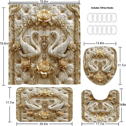 Swan Pearl Bathroom Set