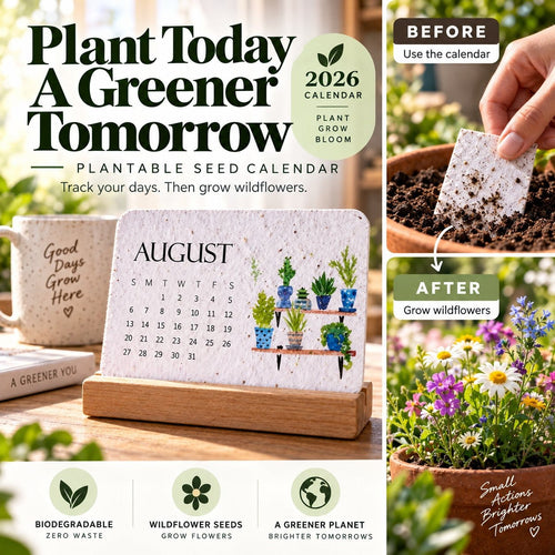✨🏆Early Holiday Sale 49% OFF🌱Eco-Friendly Plantable “Timeless” Seed Calendar 2027