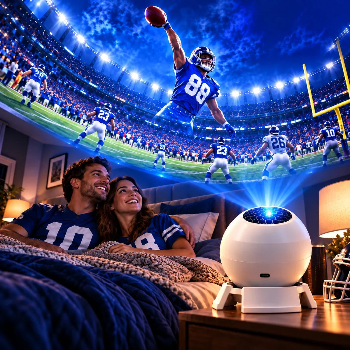 ✨🏈Football Game Day Projector for an Immersive Stadium Experience