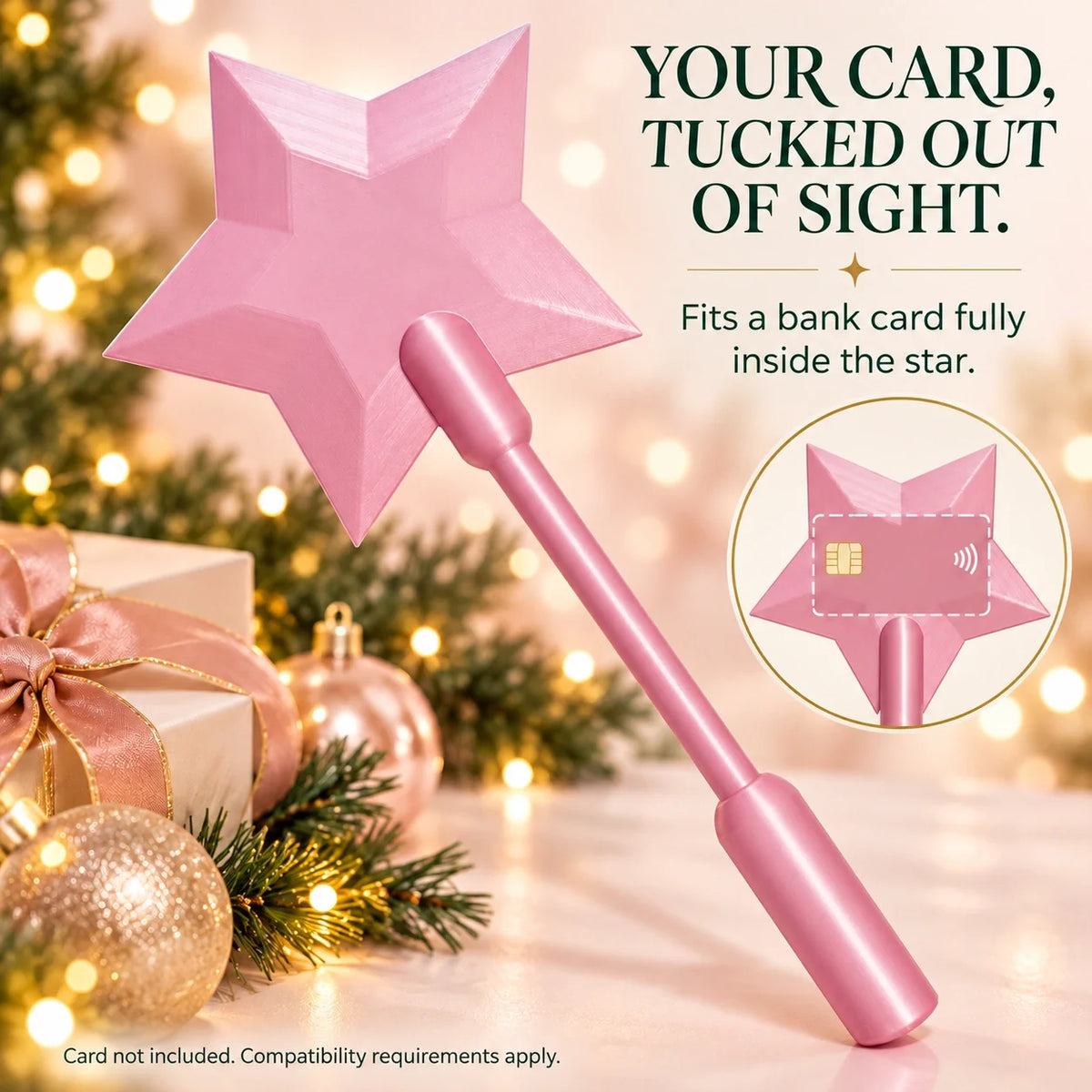 Star Wand Card Holder for Contactless Cards – A Little Holiday Magic