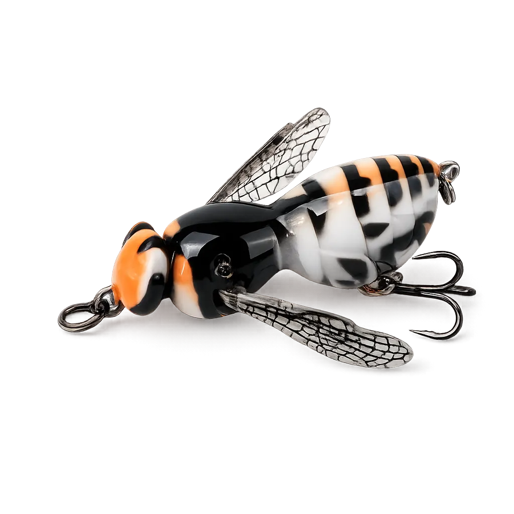 ✨🐝 Bionic Wasp Topwater Lure That Triggers Explosive Strikes