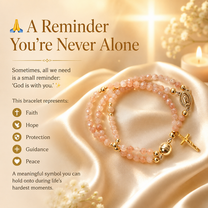 ✨Wear Your Faith Every Day ✝️🙏FaithLine Silver Rosary bracelets📿