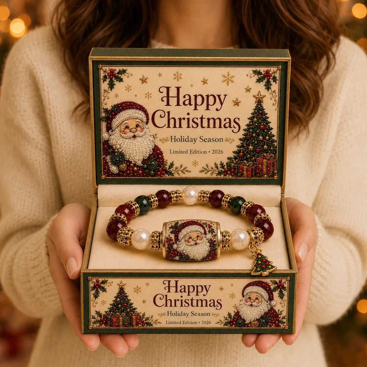 🏆Hot Sale 62% OFF🎄Christmas Magic Collection Pearl Bracelet — 2026 Limited Meaningful Edition