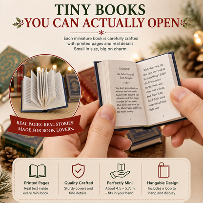 🎄 25-Day Mini Book Advent Calendar – A Book Lover's Christmas Countdown
