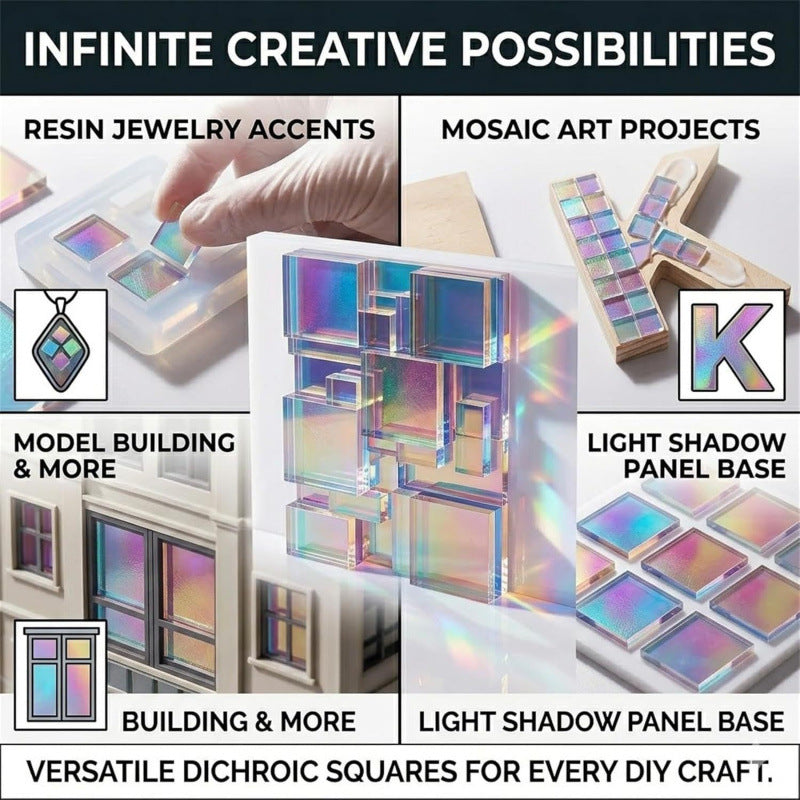 Creative uses for holographic acrylic tiles