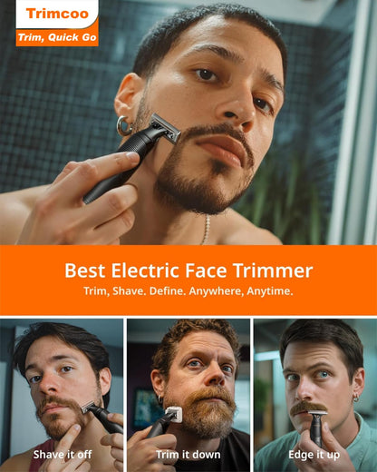 ✂️ All-In-One Men's Electric Razor and Beard Trimmer Kit with Precision Attachments