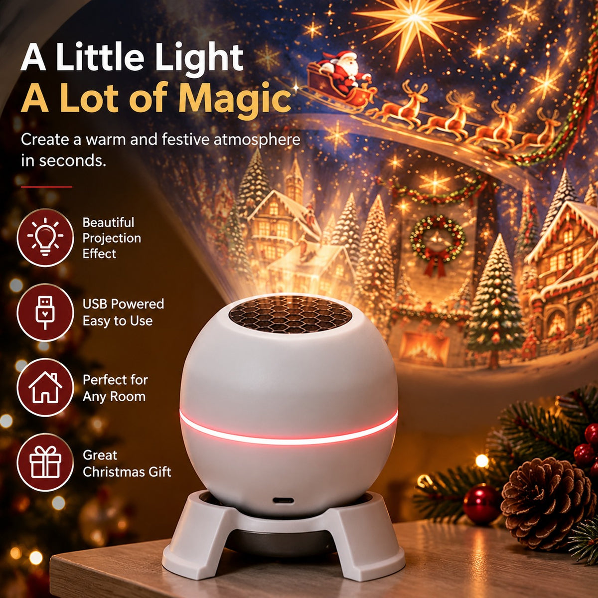 TheSuzvo™ Christmas Projector