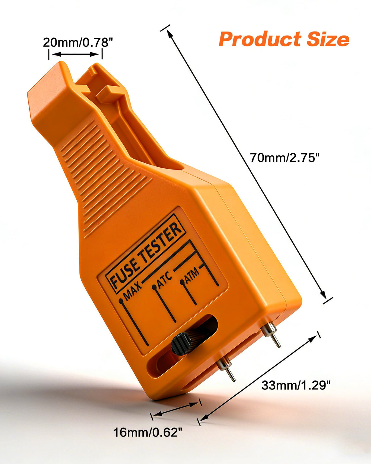 DC 24 V Automotive ATO/ATC ATM Blade and Glass Tube Fuse Tester Puller for Mini/Standard Blade Fuse