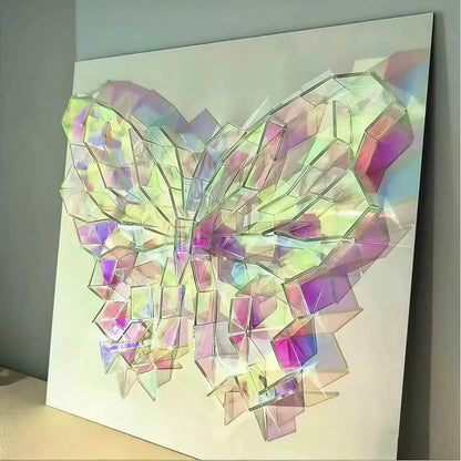 Holographic Acrylic Cubes – Dynamic Rainbow Light & Shadow