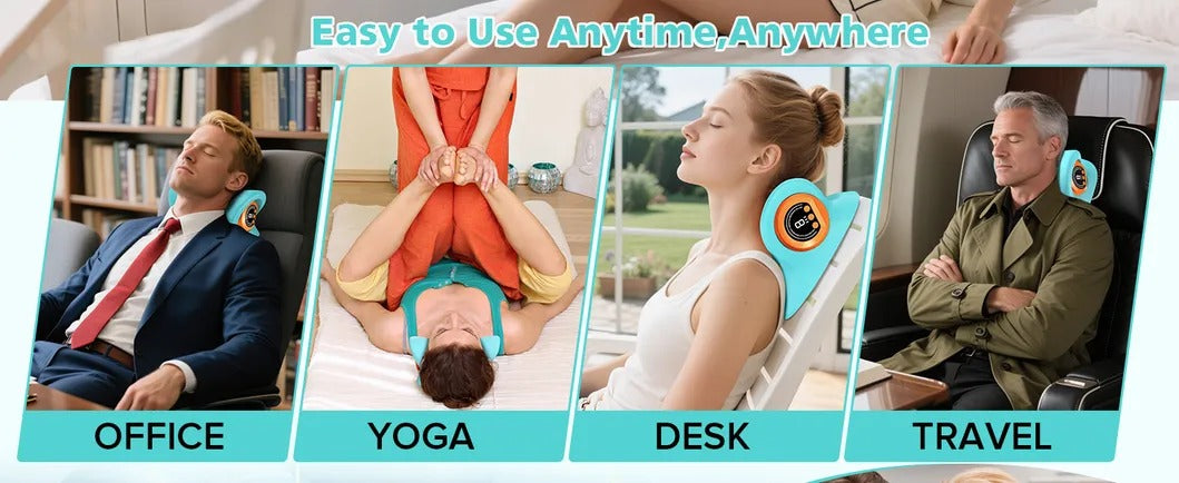The Modern Ergonomic Neck & Shoulder Stretcher – Feel Refreshed in 10 Minutes a Day