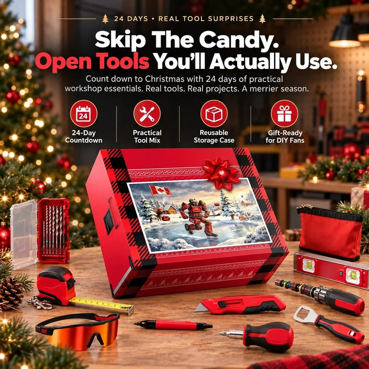 🔥HOT SALE🔥24 Days of Tools Christmas Countdown Gift Set