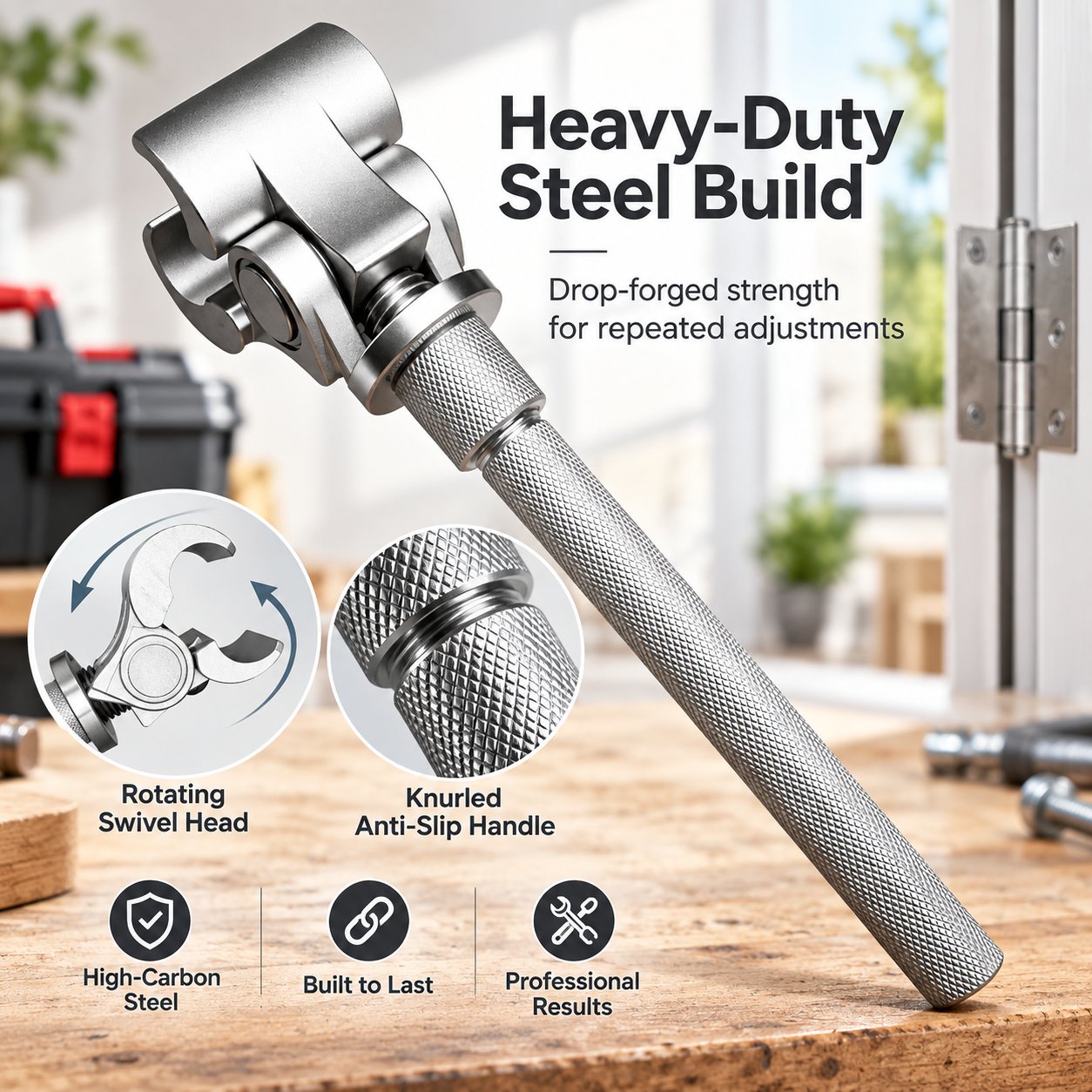 Hinge Wrench | Adjustable Door Hinge Alignment Tool