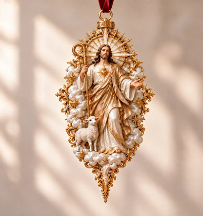 ✝️ Sacred Christmas Ornament Collection | 9 Faith-Inspired Designs with Sculptural Detail for Trees & Meaningful Gifts 🎄