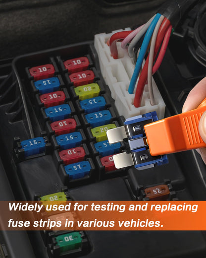 DC 24 V Automotive ATO/ATC ATM Blade and Glass Tube Fuse Tester Puller for Mini/Standard Blade Fuse