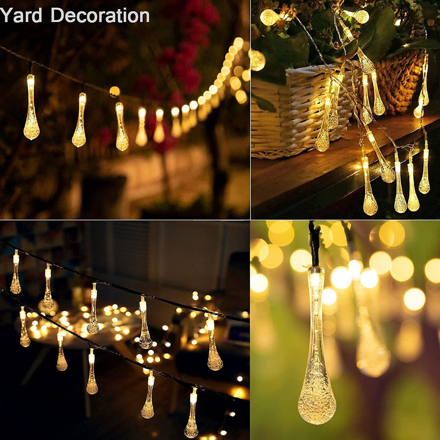 Crystal Drop String LED Light