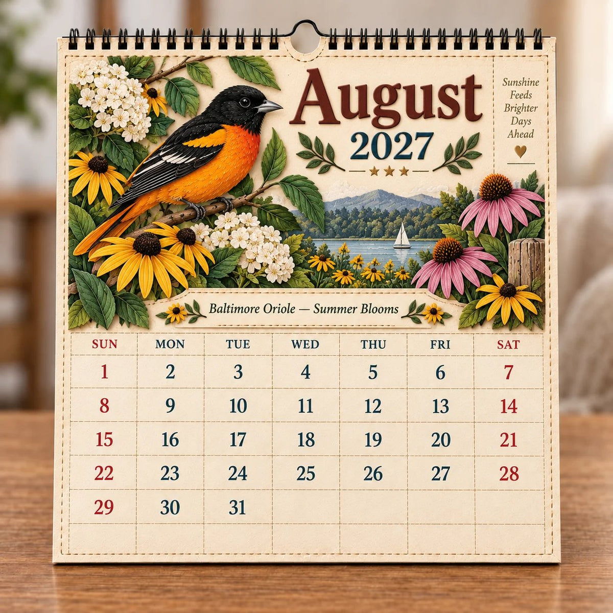 🐦 2027 Birds Of America Wall Calendar | A Year of Beautiful Birds & Nature