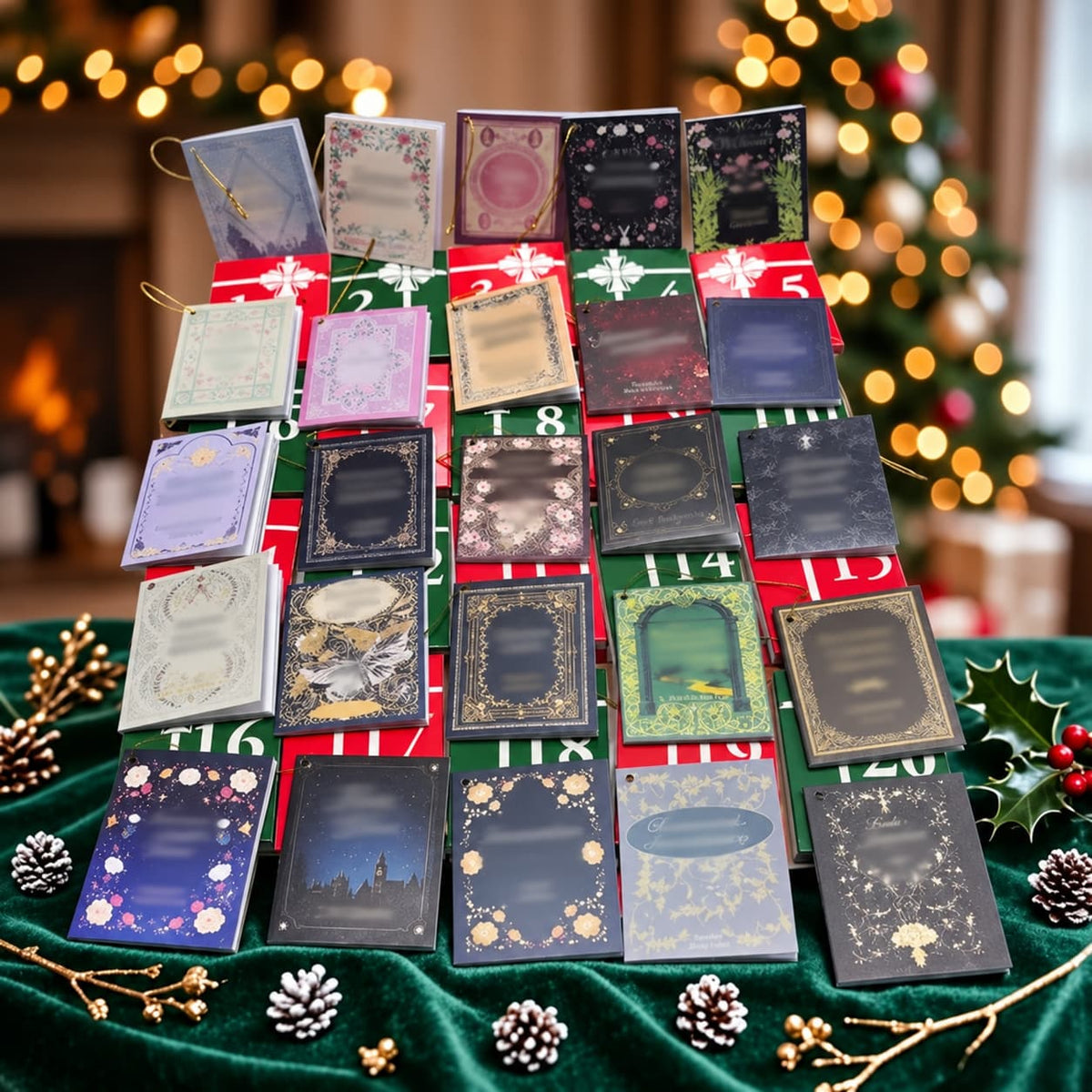 2026 Mini Book Ornament Advent Calendar A Christmas Countdown Made for Book Lovers 📚🎄