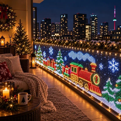 ✨ Save 54%+ FREE SHIPPING | Animated Christmas Curtain Lights – Turn Your Balcony Into a Holiday Show