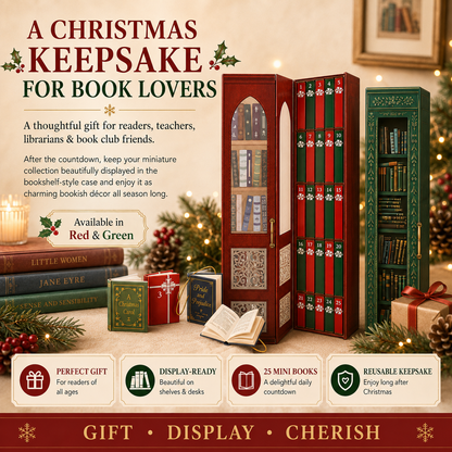 🎄 25-Day Mini Book Advent Calendar – A Book Lover's Christmas Countdown