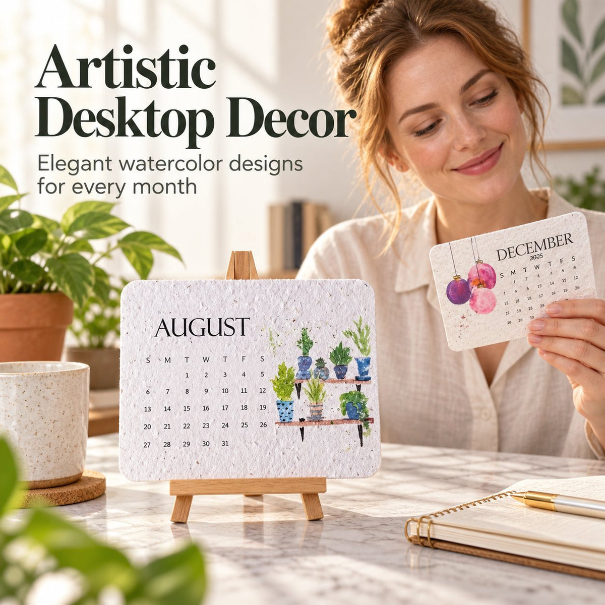 ✨🏆Early Holiday Sale 49% OFF🌱Eco-Friendly Plantable “Timeless” Seed Calendar 2027