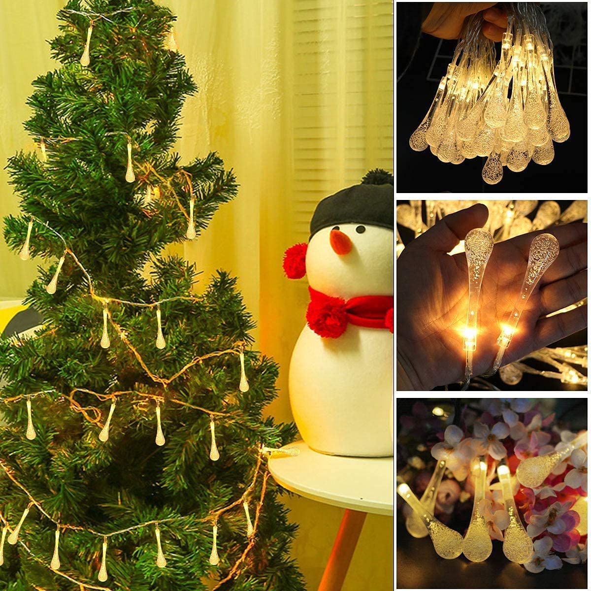 Crystal Drop String LED Light