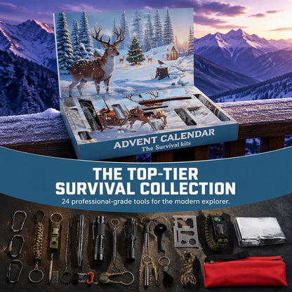 Survival Kit Advent Calendar 24 Days Christmas Countdown for Men Boys