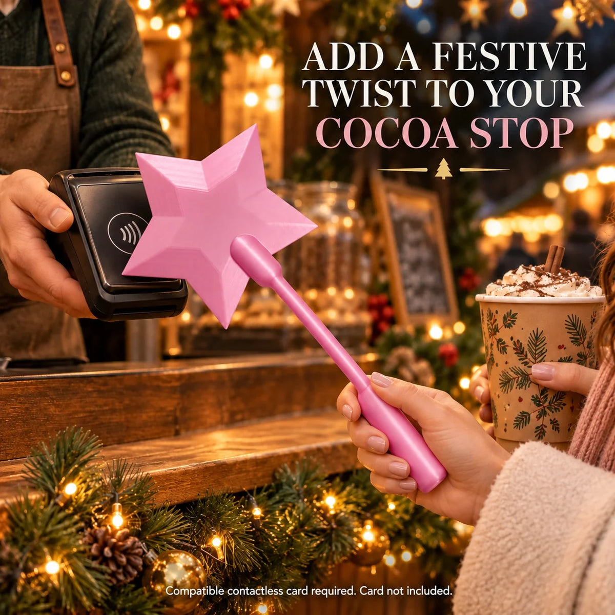 Star Wand Card Holder for Contactless Cards – A Little Holiday Magic
