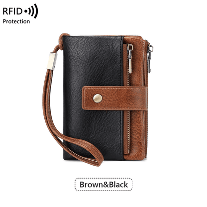 🔥Last Day 49% OFF🔥RFID Blocking Women's Long Wallet: Stylish Solid Leather Clutch (Large Capacity)👛