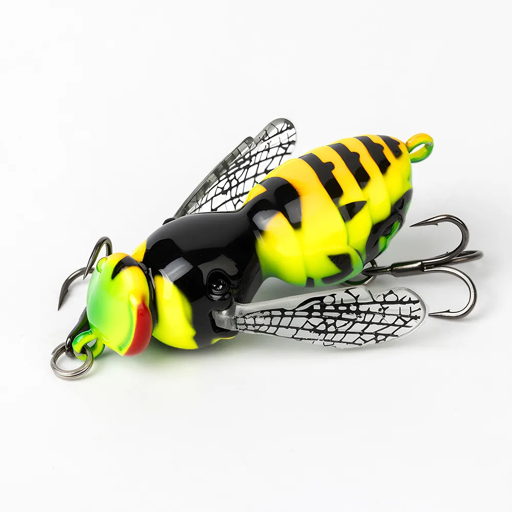 ✨🐝 Bionic Wasp Topwater Lure That Triggers Explosive Strikes