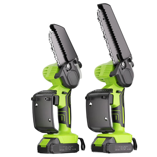 ⚡ Mini Cordless Chainsaw  | 21V One-Handed Pruning Saw | 4,500 RPM Pure Copper Motor 🌿