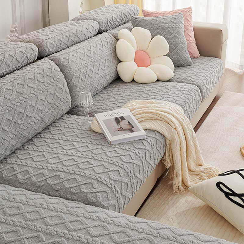Elegant Gray sofa cover