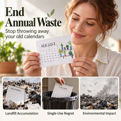 ✨🏆Early Holiday Sale 49% OFF🌱Eco-Friendly Plantable “Timeless” Seed Calendar 2027