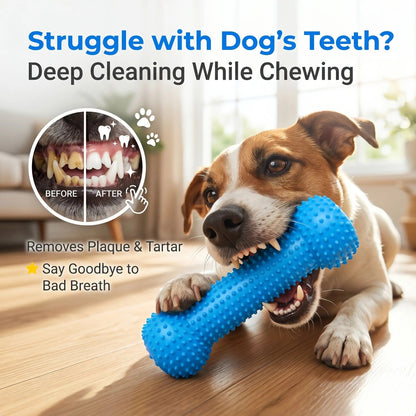 🐶 2-in-1 Dog Dental Chew Toy & Brushing Helper – Easier Daily Teeth Cleaning
