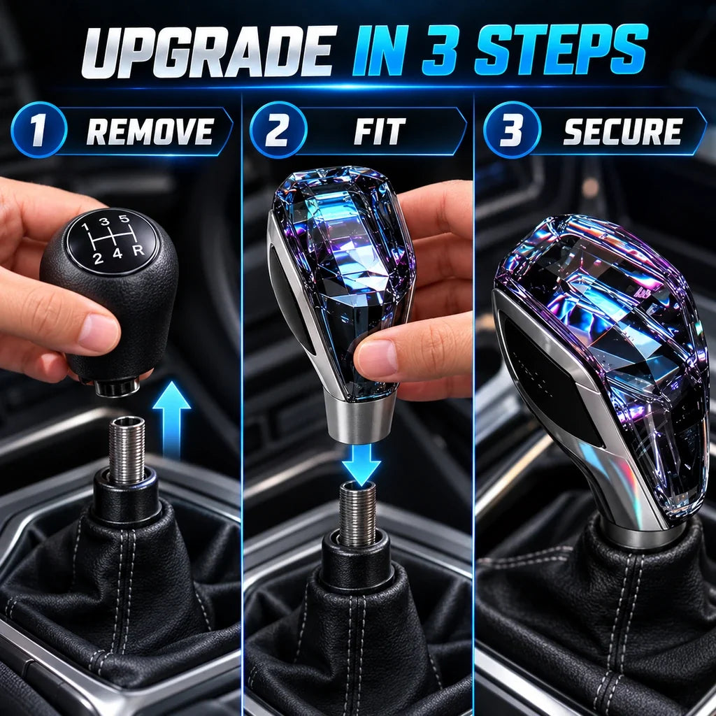 Crystal Touch LED Manual Gear Shift Knob