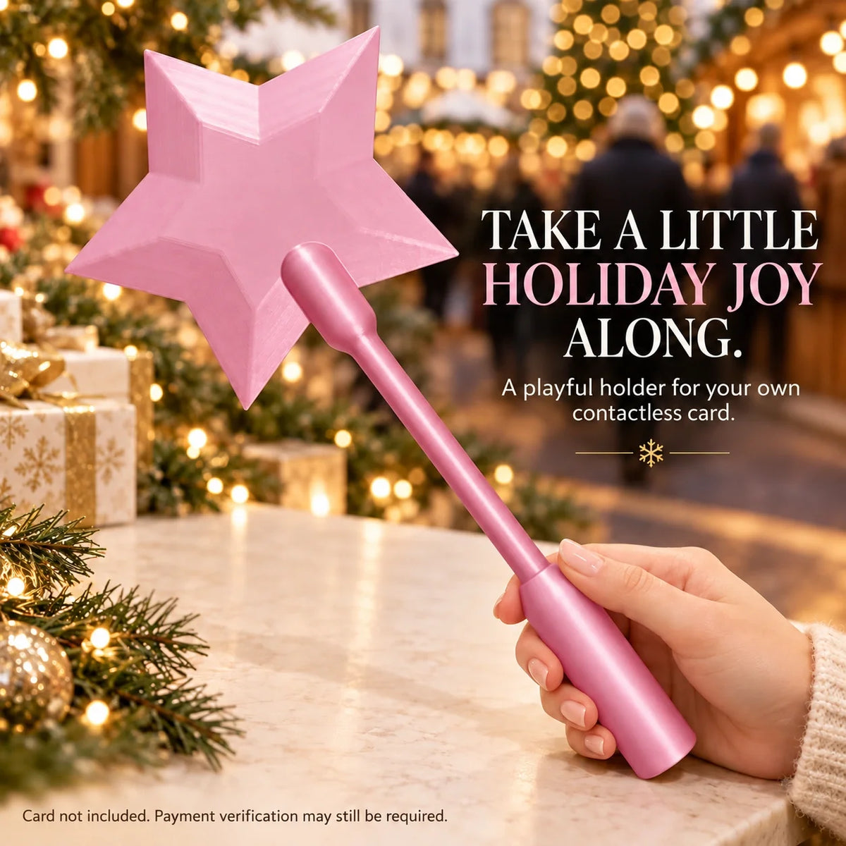 Star Wand Card Holder for Contactless Cards – A Little Holiday Magic