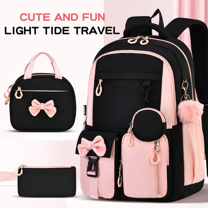 The Cute & Spacious Backpack Set Every Girl Wants — Carry Everything In Style Without The Bulk 🎀