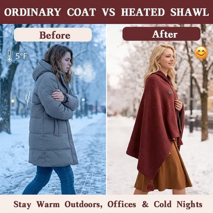 ❄️ LAST CHANCE 50% OFF Heated Wearable Blanket – Stay Warm at Your Desk Without Bulky Layers 🔥