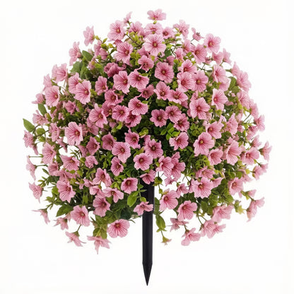 Artificial Eucalyptus and Violet Ground-Insert Floral Decoration