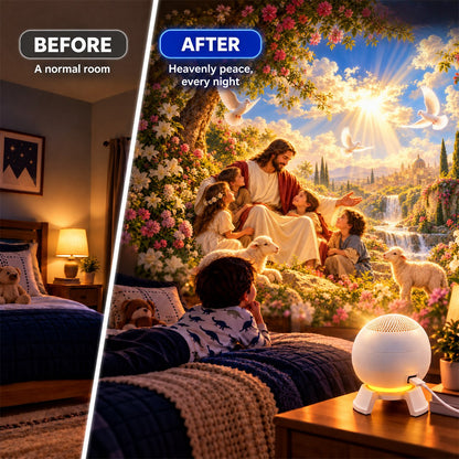 ✝️🌟 Nativity Christmas 5D Projection Light – Transform Any Room Into the Night of Bethlehem