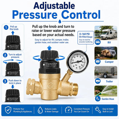 🚐 RV Water Pressure Regulator