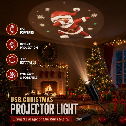 ✨Plug-&-Play HD Christmas Projector – 6 or 10 Festive Scenes(📦Buy 2 Free Shipping)